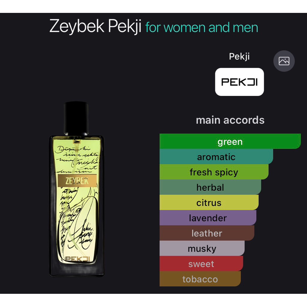 Pekji - Zeybek 1 ml sample