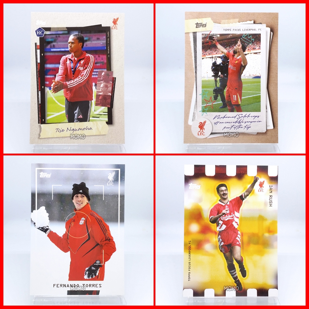 การ์ดบอล ลิเวอร์พูล ปีล่าสุด 2025-26 Topps Focus Liverpool