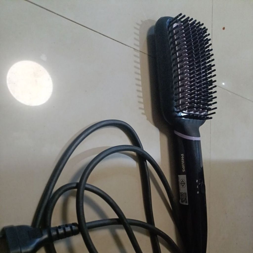 หวีแปรงไฟฟ้า Philips BHH880/00 สำหรับจัดแต่งทรงผม