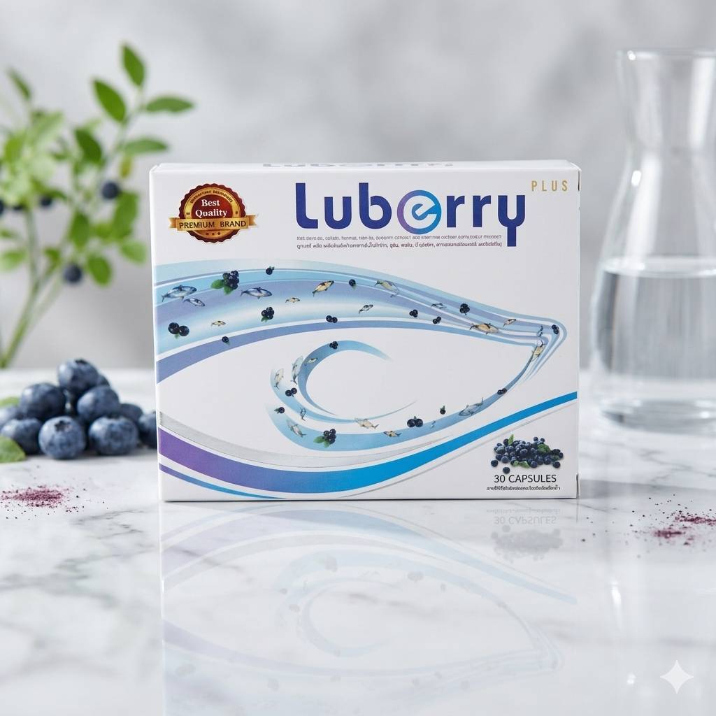 PGH Luberry plus { 30 capsules } ลูเบอร์รี่ พลัส อาหารเสริมช่วยบำรุงสายตา