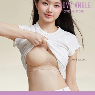 Love Angel เสื้อในไร้ขอบ Bra เจลลี่บรา บาง ผ้าไหมน้ำแข็ง ชุดชั้นในไร้รอยต่อ เนื้อผ้านิ่ม เก็บทรงดี M-2XL 2601