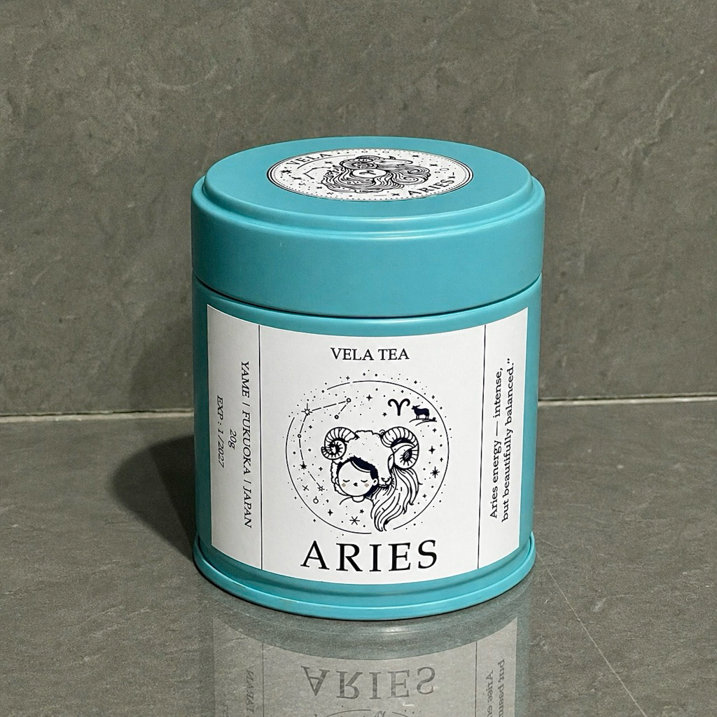 (พร้อมส่ง) Vela Tea ベラティー | ARIES ราศีเมษ | Yame Fukuoka Japan มัทฉะโทนถั่ว คั่วเบาๆ