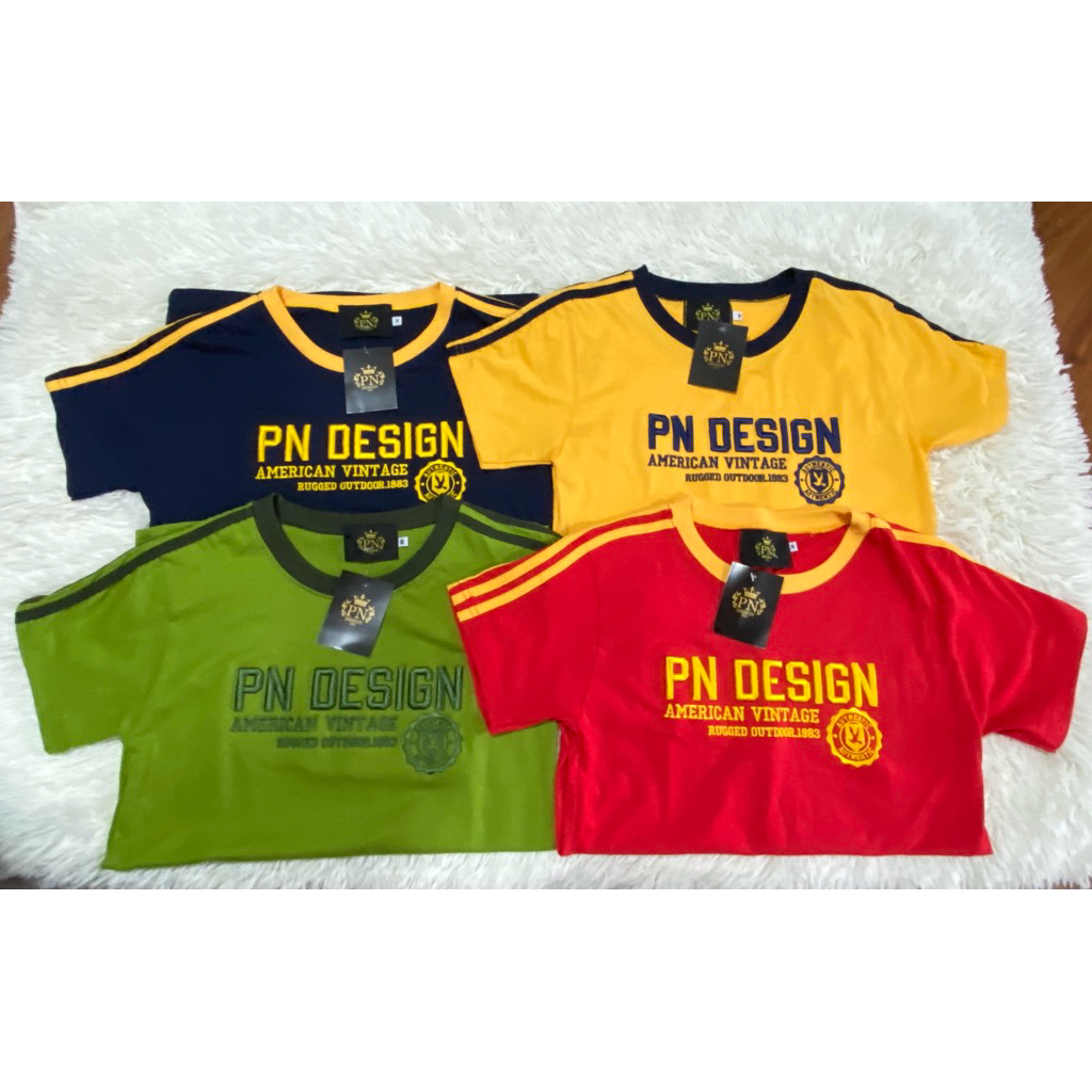 T..เสื้อยืดแขนสั้น PN(แถบแขน) s-3xlชายหญิงใส่ได้ ราคา ถูกที่สุด ดีลบีเคเค แกลเลอรีภาพที่ 4