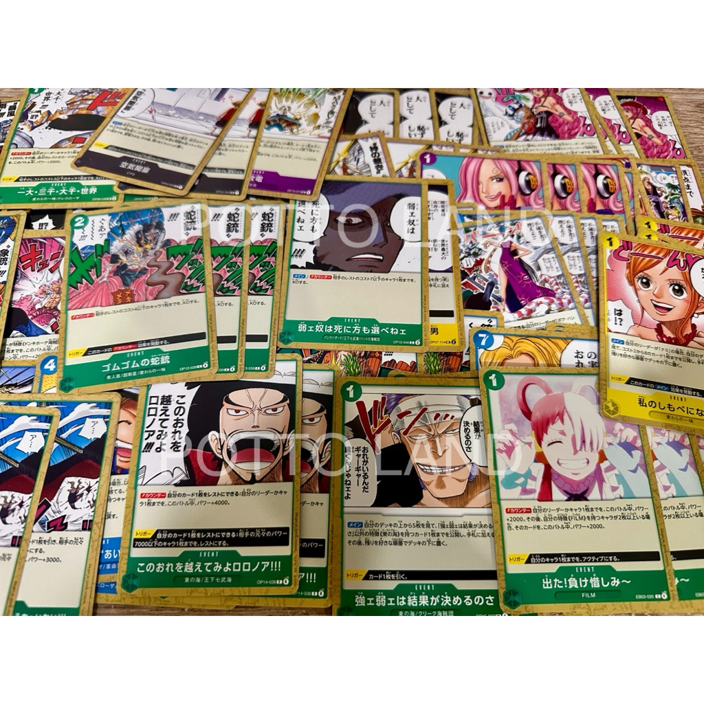 การ์ดวันพีซอีเว้นท์ event‼️ใบล่ะ 13.- One Piece Card Game งาน Event ภาษาญี่ปุ่น🇯🇵