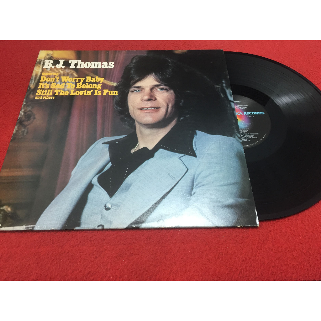B.J. Thomas -  B.J. Thomas ขนาด 12 นิ้ว LP ร้าน PinHaiMusic B144