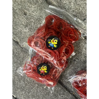 [แพค50/100g.] ยางรัดแกง ยางรัดถุงใส่แกง ยางรัด ยางรัดสีแดง สะดวก ไม่เก่าเก็บ ซื้อเท่าที่ใช้ ยางรัดถุงร้อน ยางรัดถุง