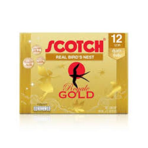 Scotch สก๊อต รังนกแท้ รอเยล โกลด์ 40 มล.(แพ็ก 12 ขวด) จำนวน 1 แพ็ก (หมดอายุ 12 2030)