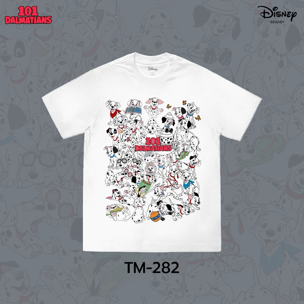 [New Collection]เสื้อยืดการ์ตูน "101 Dalmatians" ลิขสิทธิ์แท้ DISNEY (TM-282)