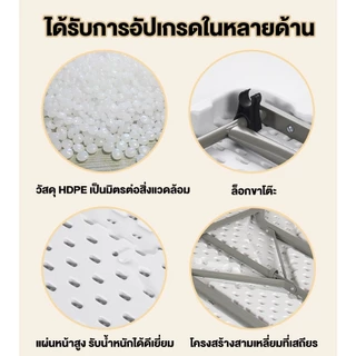 โต๊ะพับได้ โต๊ะแคมป์ปิ้ง โต๊ะอเนกประสงค์ โต๊ะพับสนาม พกพา ใช้ในบ้าน ใช้มาขายของตลาดนัดและปิกนิค