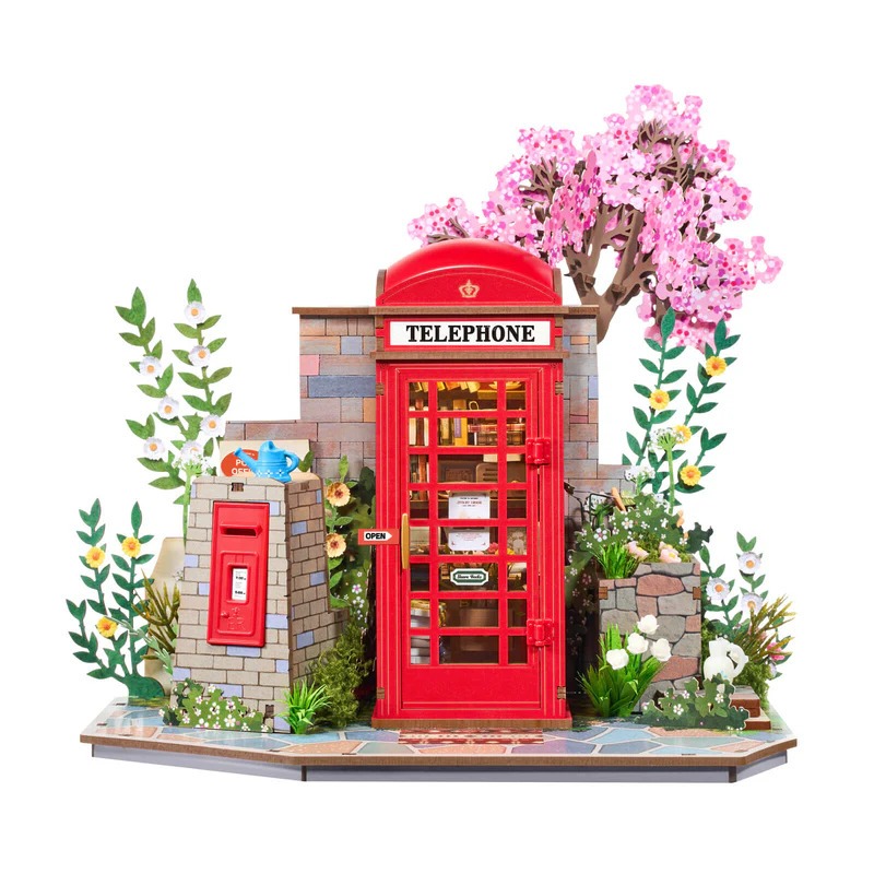 Rolife 3D Wooden Puzzle - TGS05 Blossom Book Booth | ของแต่งบ้าน ของเล่นศิลปะ DIY