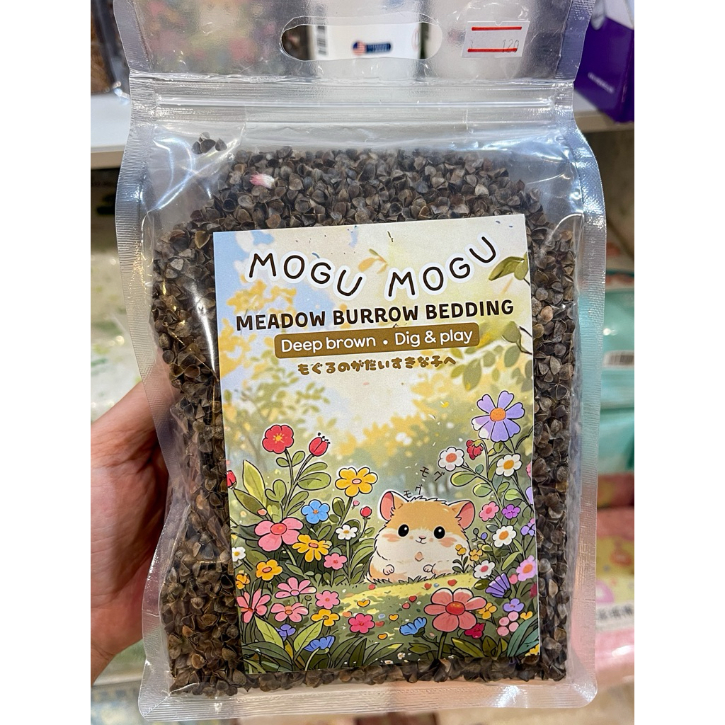 MOGU MOGU โมกุโมกุ บัควีท สำหรับขุดเล่น buckwheat แฮมสเตอร์ รองกรง หอมธัญพืช ฝุ่นน้อย ขุดสนุก มุด 350 g