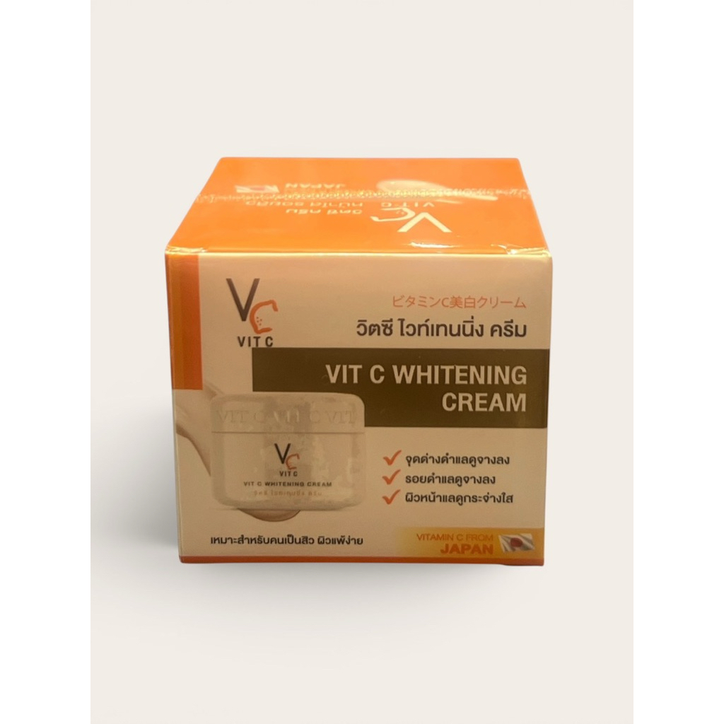[exp11/03/27] แบบกระปุก Ratcha Vit C Whitening Cream วิตซี ไวท์เทนนิ่ง ครีม (30 กรัม x 1 กระปุก)