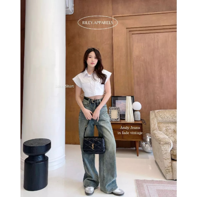 ส่งต่อ กางเกง Riley.Apparels รุ่น Andy Jeans - Fade Vintage