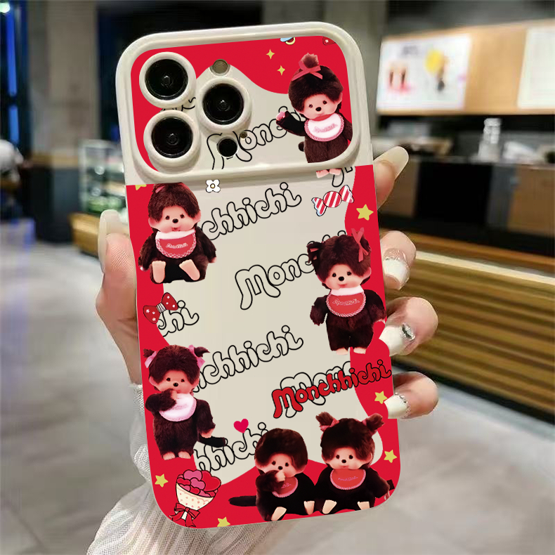 COD【 Monchhichi phone case】เคสไอโฟนใช้ได้กับเคสโทรศัพท์ของAppleเหมาะสำหรับ iPhone17161514131211PROMAXXRเคสพรีเมียม