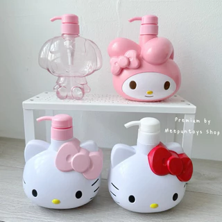 [ พร้อมส่ง ] ขวดปั๊ม สบู่เหลว น้ำยาล้างจาน 850 ML. Hello Kitty / My Melody 3D Soap Dispenser 🧴🫧