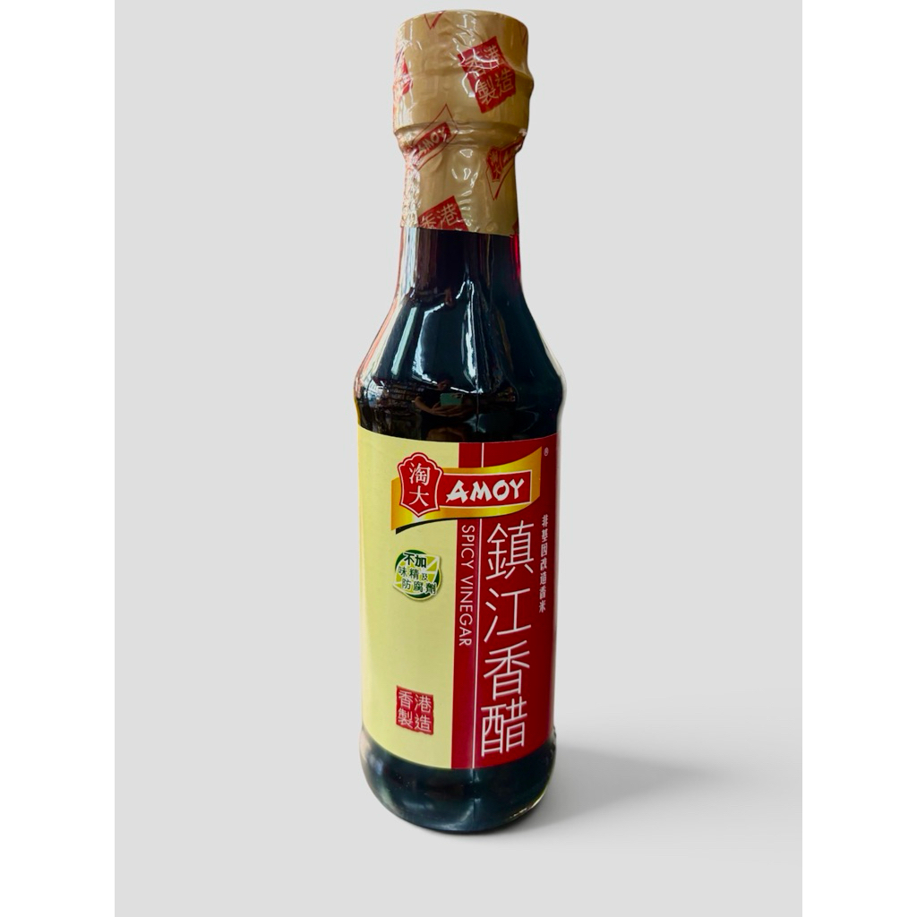 Amoy Spicy Vinegar 鎮江香醋 น้ำส้มสายชูดำสไตล์จีน