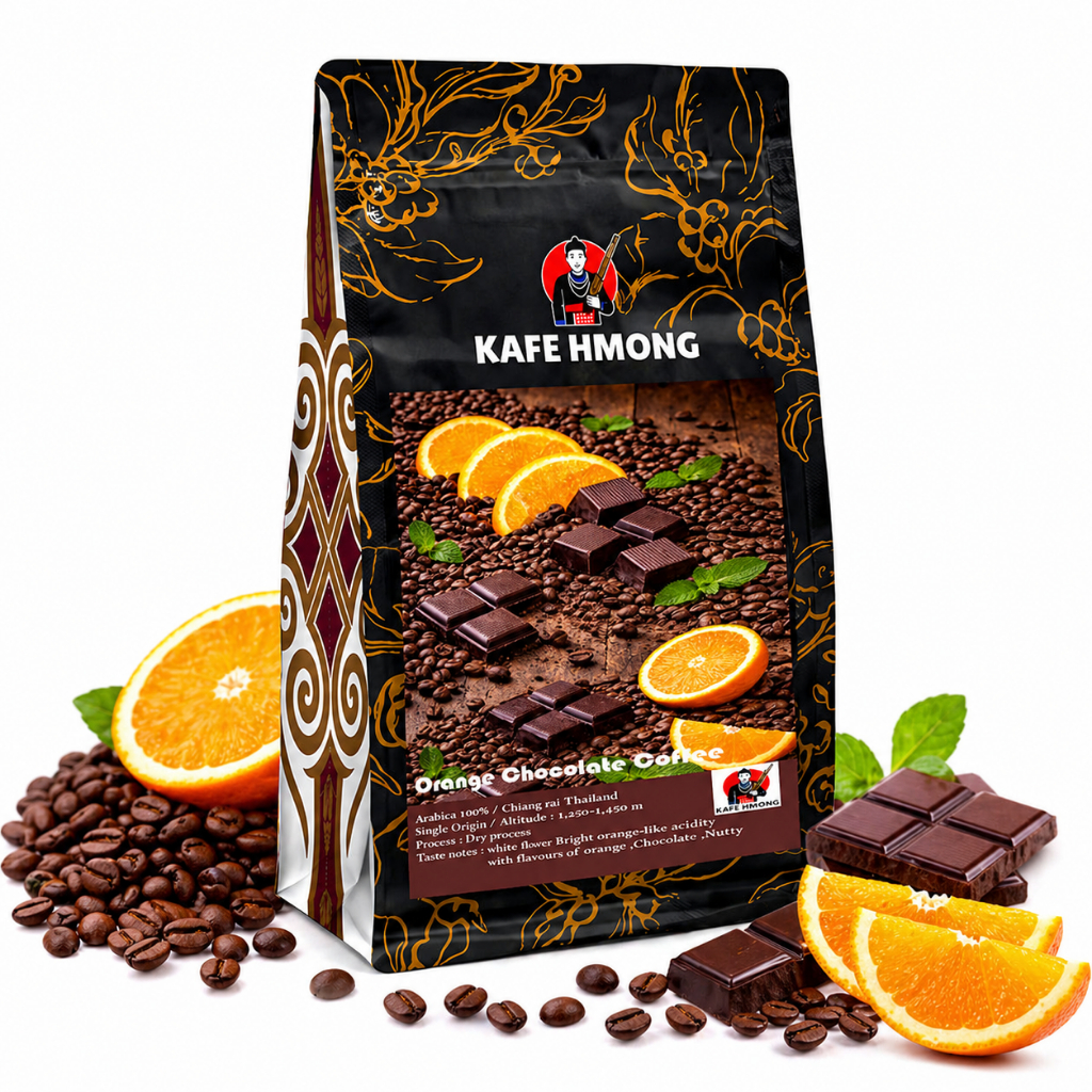 เมล็ดกาแฟคั่ว Orange Chocolate Coffee รสชาติหอมละมุน กลมกล่อมทุกแก้ว