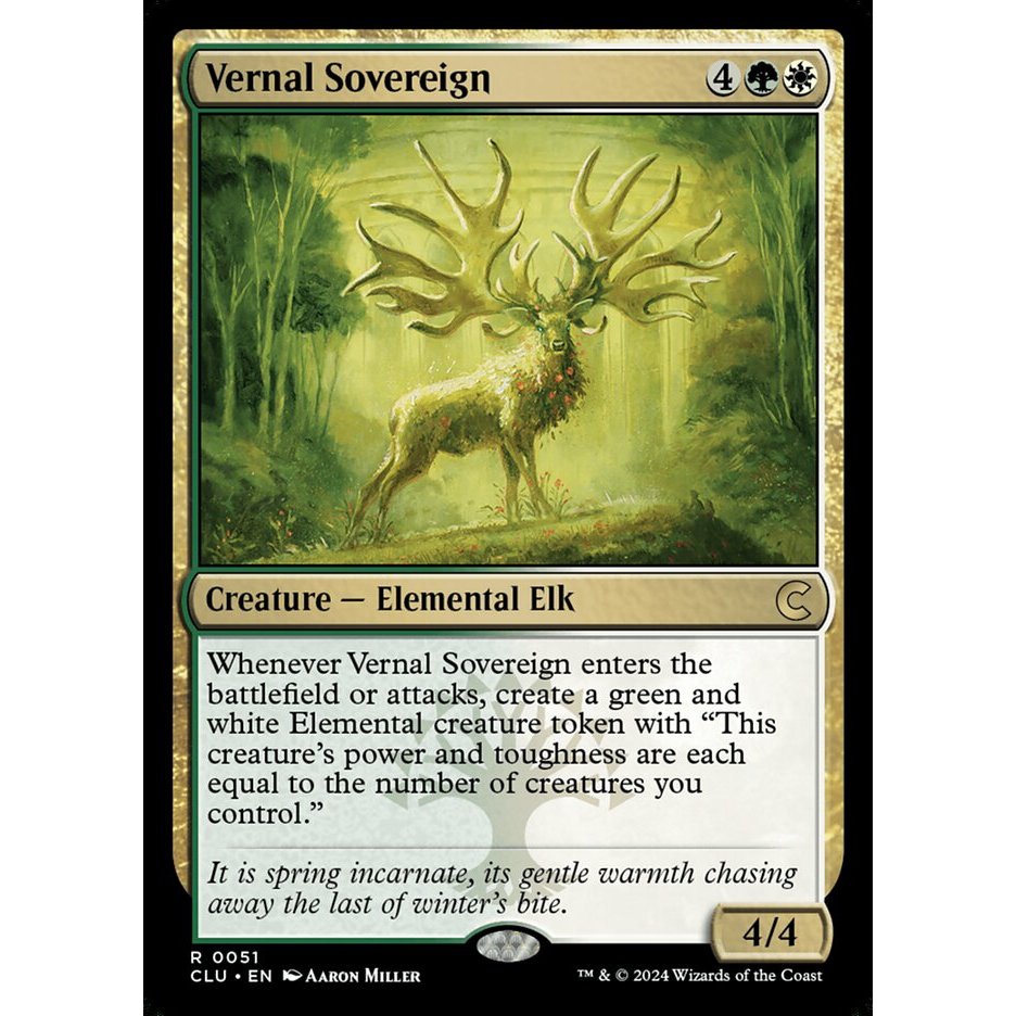 Ravnica: Clue Edition - [CLU] - (R) - [Vernal Sovereign] - [2024]