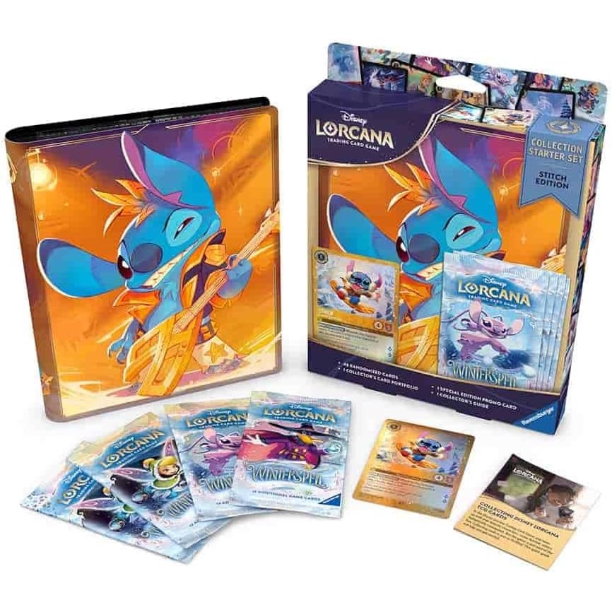 [พรีออเดอร์][ของแท้ ส่งตรงจาก USA] Disney Lorcana TCG Portfoliot : Collection Starter Set - Stitch Edition