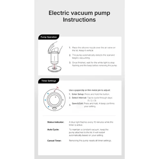 Timemore Electric Vacuum Canister 2 (ประกันศูนย์ 1 ปี) โถกาแฟ โถสุญญากาศ โถสุญญากาศอัตโนมัติ