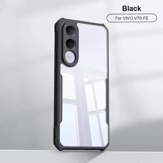 เคสขอบดำ เคสใส สำหรับ Vivo V70FE กันกระแทก สำหรับ วีโว่ HHL ตรงรุ่น