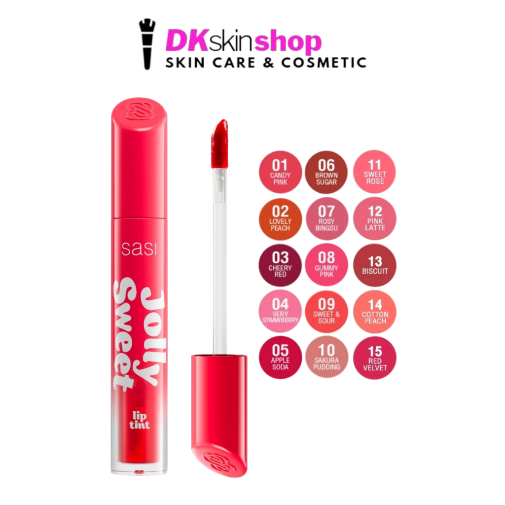 ศศิ ลิปทินท์เนื้อเจลลี่ จอลลี่ สวีท ลิป ทินท์ Jolly Sweet Lip Tint (15 เฉดสี) ปริมาณ 3 กรัม ราคา ถูกที่สุด ดีลบีเคเค รูปภาพหลัก