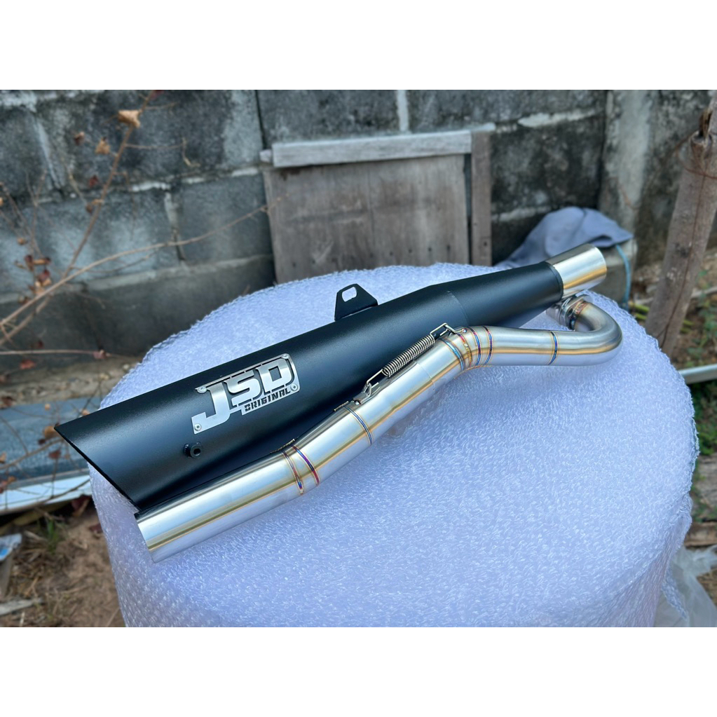 ท่อJSD 110i 2012-2020 สีดำเพาเดอร์โค้ท 2v 4v