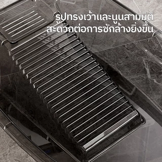 อ่างซักผ้าสีใส อ่างซักผ้า 2in1กะละมัง หนา แผ่นรองซักผ้ากันลื่น เนื้อหนา อุปกรณ์นักเรียน แบบพกพาสะดวก สําหรับหอพัก