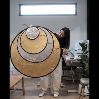 รีเฟล็กซ์ 5in1 แผ่นสะท้อนแสง พร้อมซองใส่ Reflector แบบพกพา Reflect