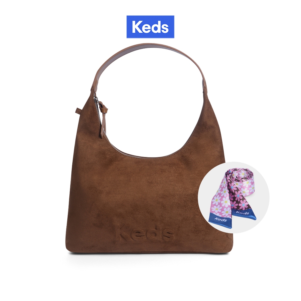 KEDS กระเป๋า รุ่น WANDER HOBO BAG สีน้ำตาลอ่อน ( KS26ACB20002 )