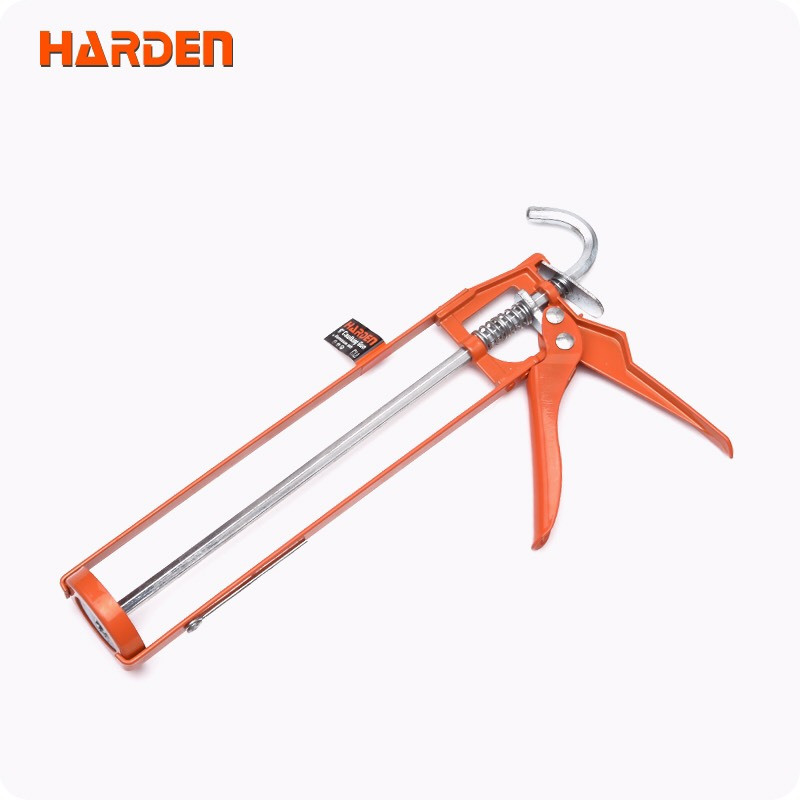 HARDEN ปืนยิงซิลิโคน Caulking Gun ปืนยิงกาวซิลิโคน ขนาด 9" สำหรับ ซิลิโคน ขนาดบรรจุ 280-300ml