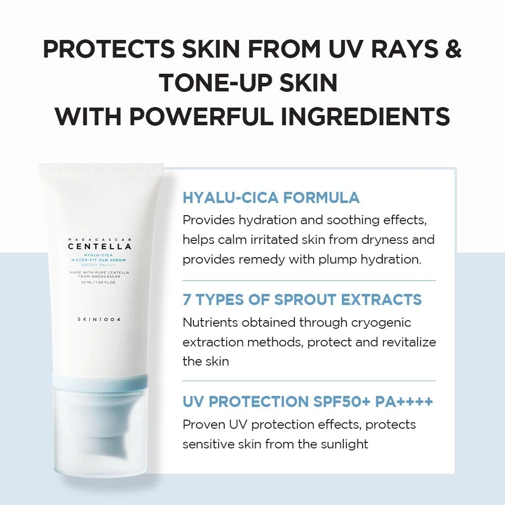 เซรั่มกันแดด SKIN1004 Madagascar Centella SPF50+ 50ml ปกป้องผิวจากแสงแดด