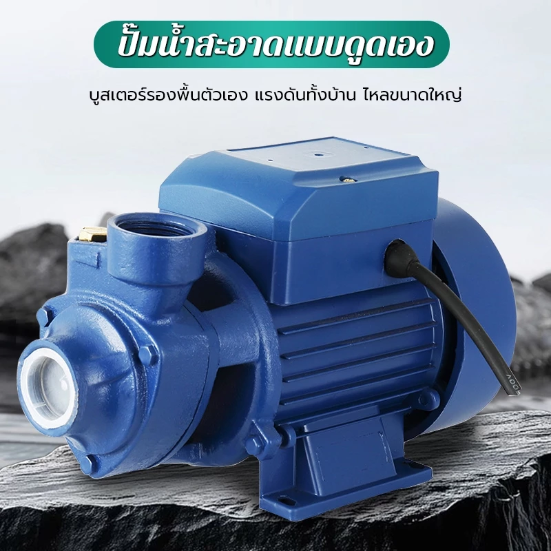 ปั๊มน้ำทรงหน้าหมู ปั๊มน้ำหอยโข่ง ปั้มน้ำแรงดัน ปั้มน้ำ 650W ปั้มน้ำไฟฟ้า ปั้มน้ำอัตมัติ ขนาด คอล์ยทองแดงแท้ ทนทาน