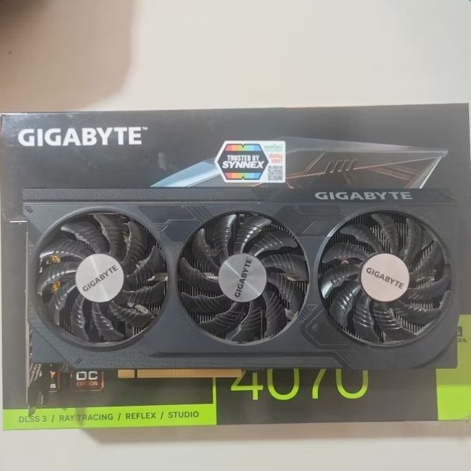 GIGABYTE RTX 4070 มือสอง มีกล่องครบ การ์ดจอมือสอง