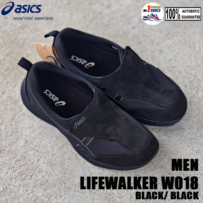 [✨ตีนตุ๊กแก/ ควรสั่งลดไซส์ 1cm] Lifewalker M010 1241A010-001 สี Black/ black ของเเท้ 100%