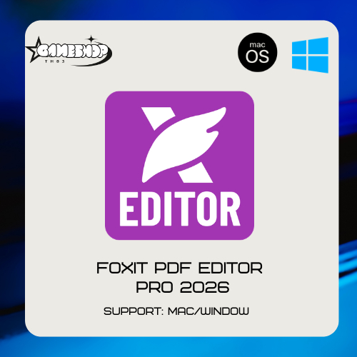 Foxit PDF Editor Window/Macos ตัวเต็มรองรับ M1/M2/M3/M4 [Full Version/Lifetime]