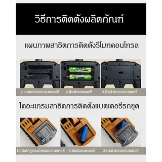 🔥พร้อมส่ง รถแม็คโครบังคับ2.4G รุ่นล้อแม็ก5CH แถมรีโมท+แบต1ลูก+สายชาร์จ หมุน360° ถังโลหะ มีไฟเสียงเครื่องยนต์เด็ก3ปีขึ้น