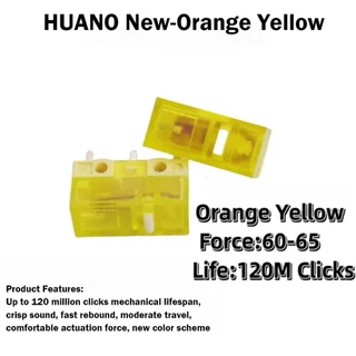 สวิตช์เมาส์ HUANO Micro Switch/OMRON Micro Switch/KAILA ไมโครสวิตช์ 3ขา อะไหล่เมาส์เกมมิ่ง แบบคลิกเด้ง ทนทาน