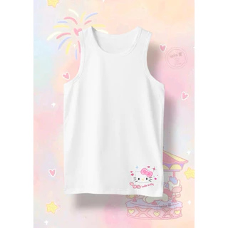 (มาใหม่)เสื้อกล้ามเด็กนักเรียน cotonผสม ใส่สบาย ระบายอากาศดี สีขาวสุภาพ ตัดเย็บประณีต ไม่ระคายเคืองผิวเด็ก