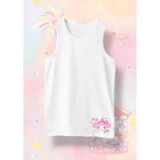 (มาใหม่)เสื้อกล้ามเด็กนักเรียน cotonผสม ใส่สบาย ระบายอากาศดี สีขาวสุภาพ ตัดเย็บประณีต ไม่ระคายเคืองผิวเด็ก
