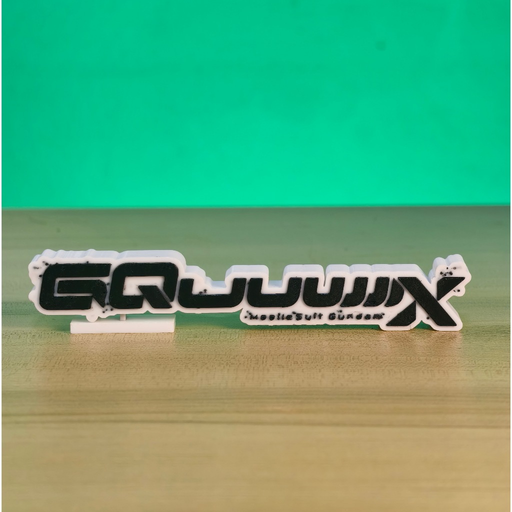 ป้ายชื่อ 3D ปริ้น Gundam GQuuuuuuX