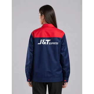 JT-02 📍เสื้อแจ็คเก็ต J&T Express ‼️สีกรม-แดง‼️
