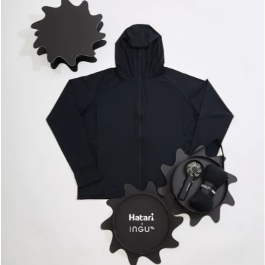ของขวัญ Hatari x Ingu Special Set I HandywindMax พัดลมพกพา คู่กับ UV Guard Jacket UPF 50+เสื้อกันแดด