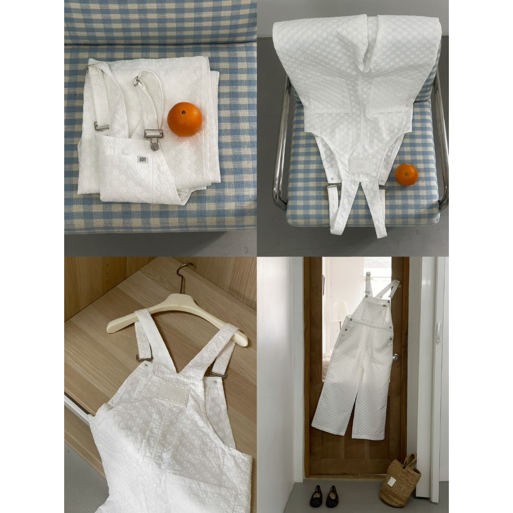 Roomry.n- Lace Garden Overalls เอี๊ยมลูกไม้ขายาว