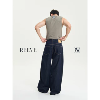 REEVE BUTTON VOLUME DENIM - กางเกงยีนส์ กระดุมหน้าทรงกระบอกใหญ่