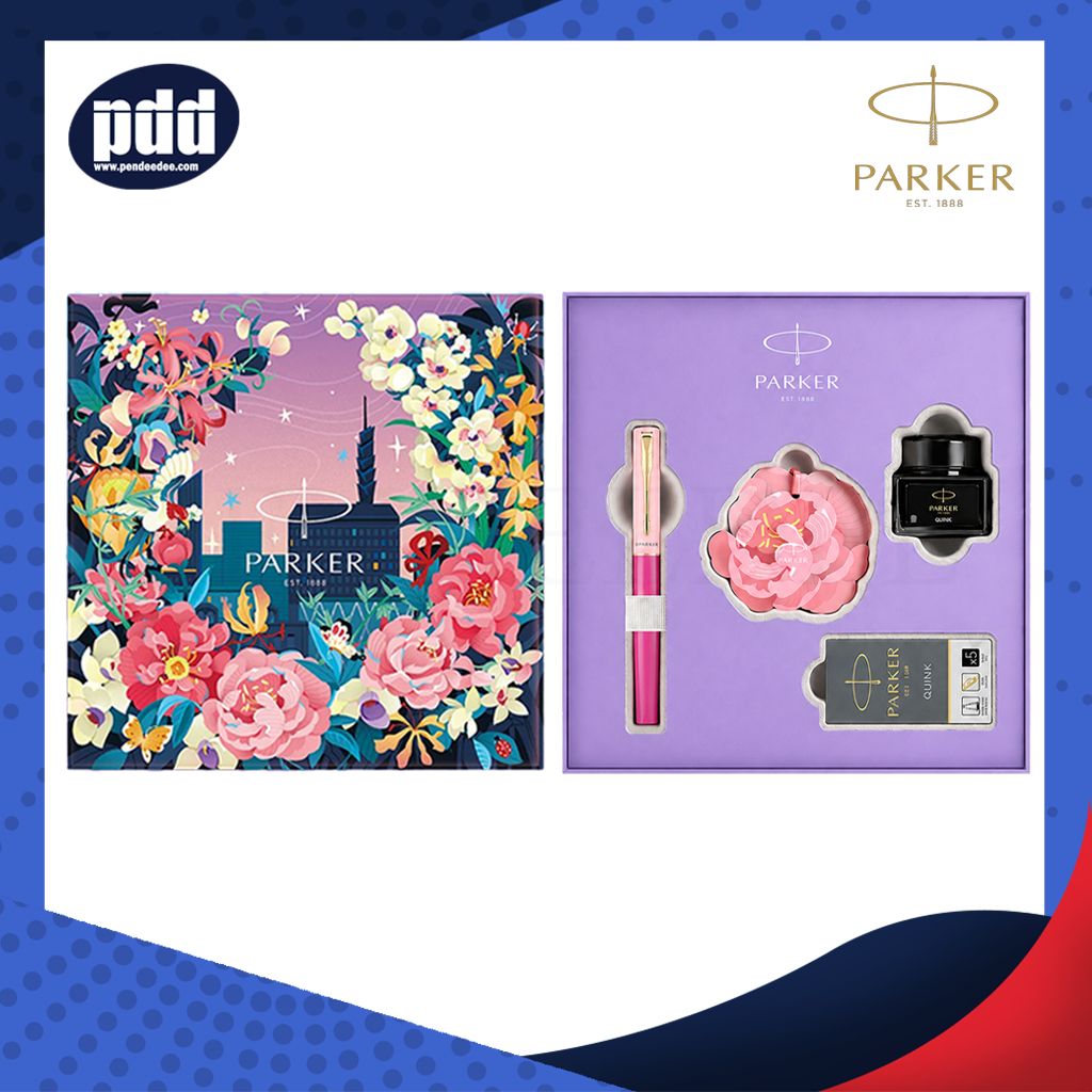Parker Flowers Blooming Gift Set Series Vector XL Fountain Pen
