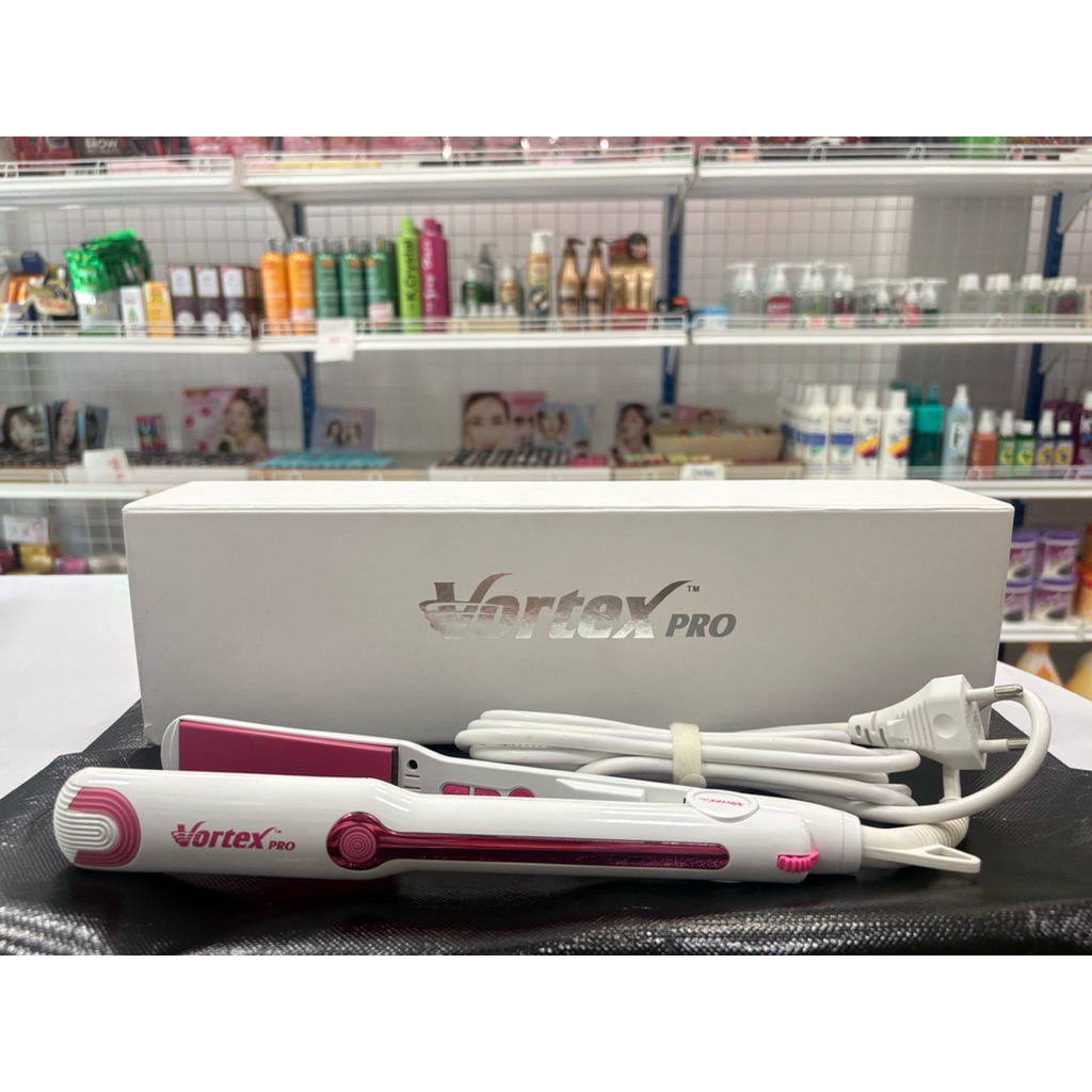 เครื่องหนีบผมvortex vt138 *สภาพกล่องชำรุดแต่ไม่มีผลต่อสินค้า*