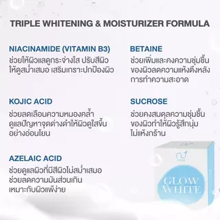 CHER Glow White Skin Soap เฌอ สบู่ผิวขาวกระจ่างใส 60g