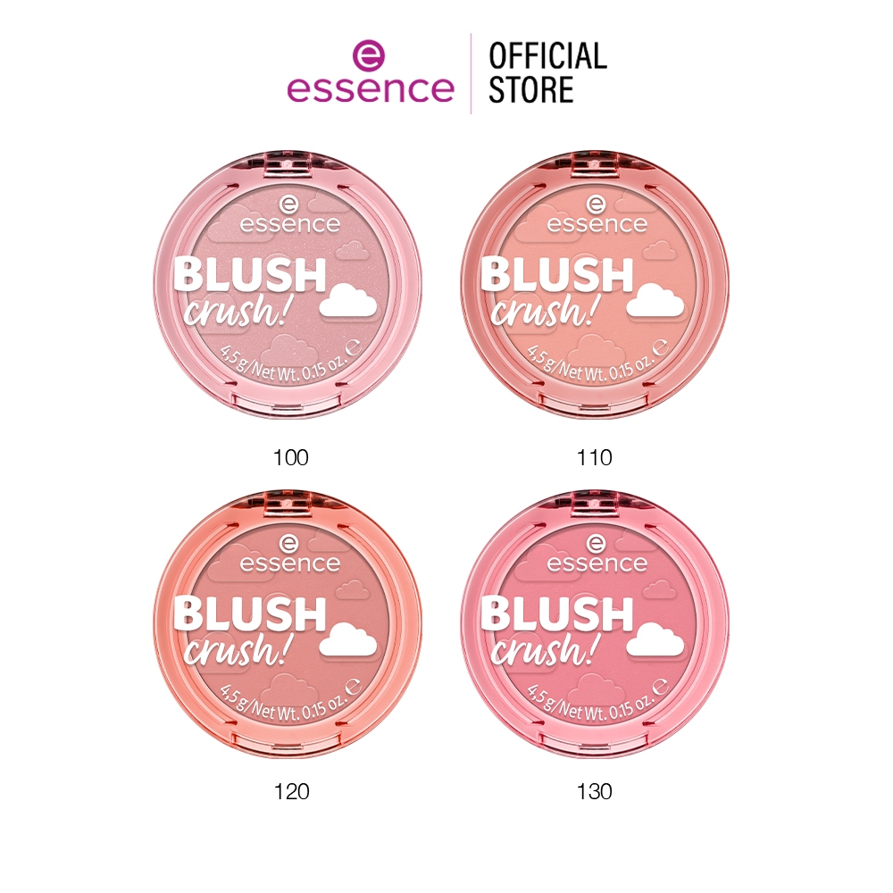 [NEW] essence BLUSH crush!  เอสเซนส์ บลัชก้อนเมฆ แก้มใสดูสุขภาพดี สีสวยละมุน