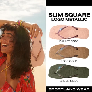 Havaianas Collection รองเท้าแตะ รองเท้าผู้หญิง Slim Square 4148257-0076 / 4148257-3581 / 4148257-0869 (1290)